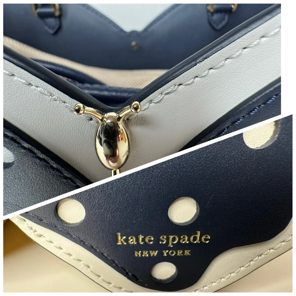 Kate Spade Wing It Butterfly Wicker Satchel/Crossbody Novelty Collector Bag